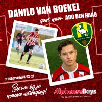 Danilo van Roekel vertrekt naar ADO Den Haag