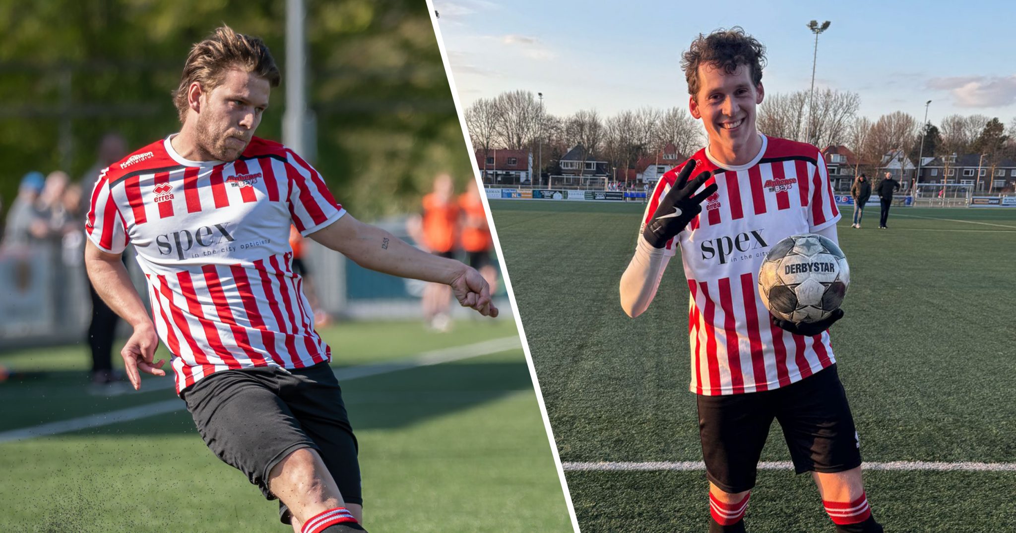 Alphense Boys huldigt Milan Stiphout en Mike Bavelaar