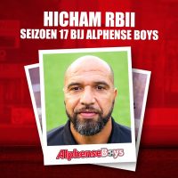 Naast Edwin, Patrick en Ronald verlengt ook Hicham in technische staf Alphense Boys 1